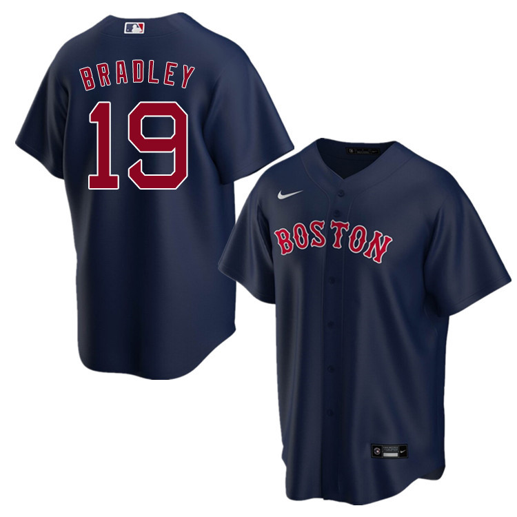 Nike Men #19 Jackie Bradley Boston Red Sox Baseball Jerseys Sale-Navy